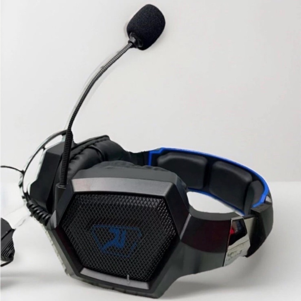 RUNMUS Gaming Headset for PS4 Xbox One PC Headset w Surround Sound Noise